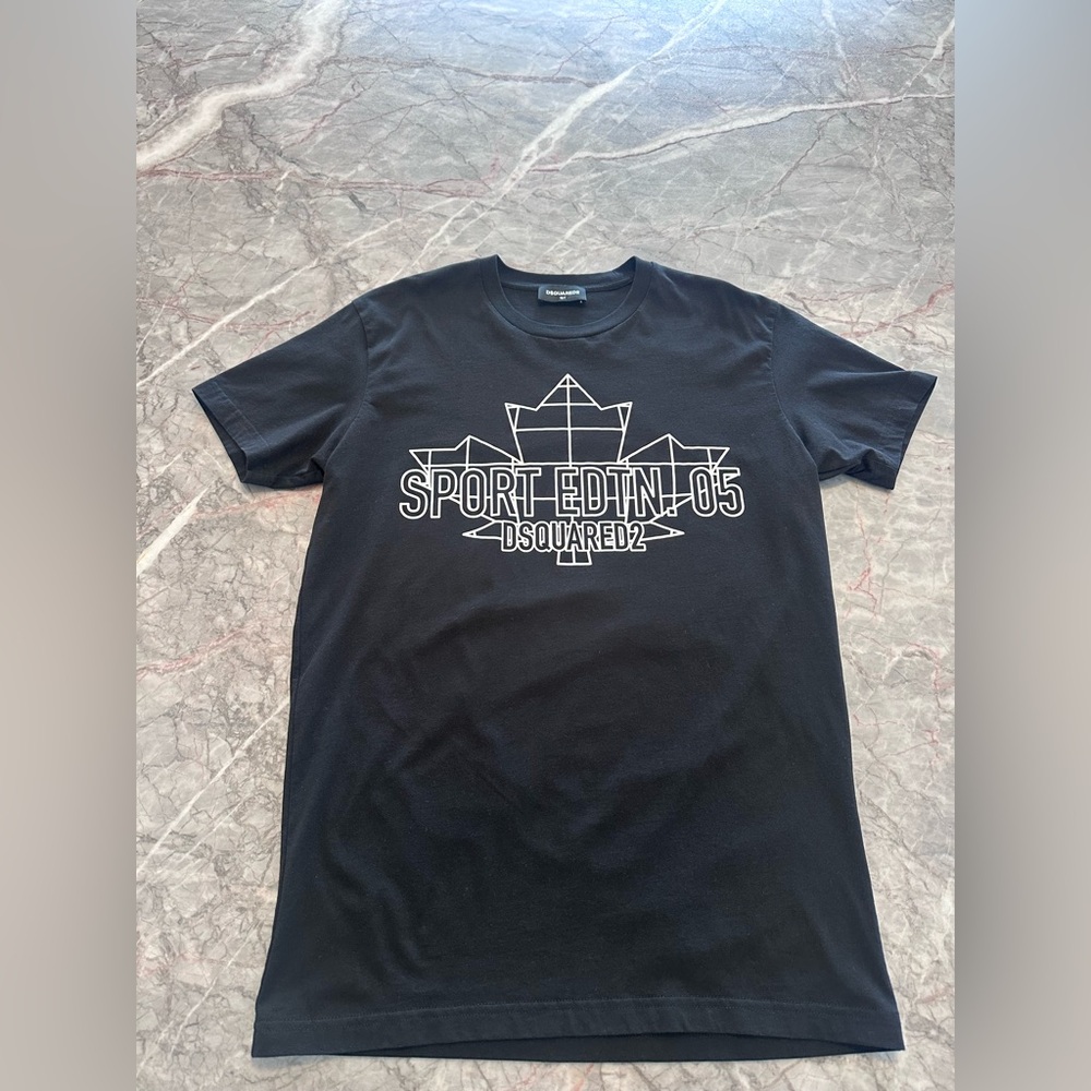 DSQUARED2 Black Short Sleeve Tee